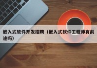 嵌入式軟件開發(fā)招聘（嵌入式軟件工程師有前途嗎）