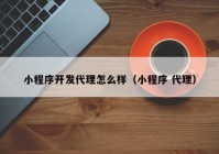 小程序開發(fā)代理怎么樣（小程序 代理）