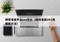 跨境電商平臺seo優(yōu)化（跨境電商SEO有哪些方法）